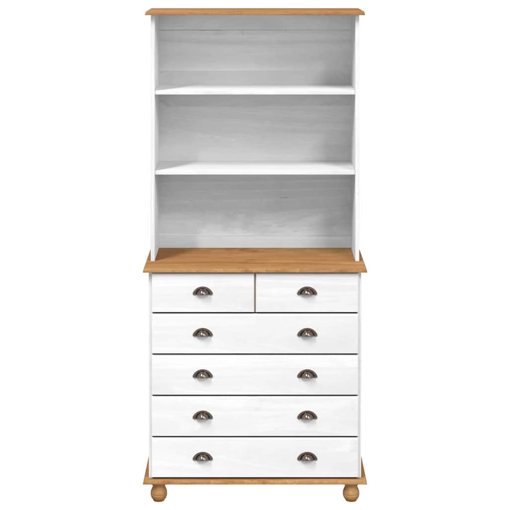 Κλουβί ASKIM Λευκό 91 x 40 x 200,5 εκ Στερεά ξυλεία πεύκου