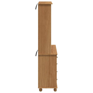 Κλουβί ASKIM Κερί Μέλι 91 x 40 x 184 εκ. Στερεά ξυλεία πεύκου - Pakobazaar
