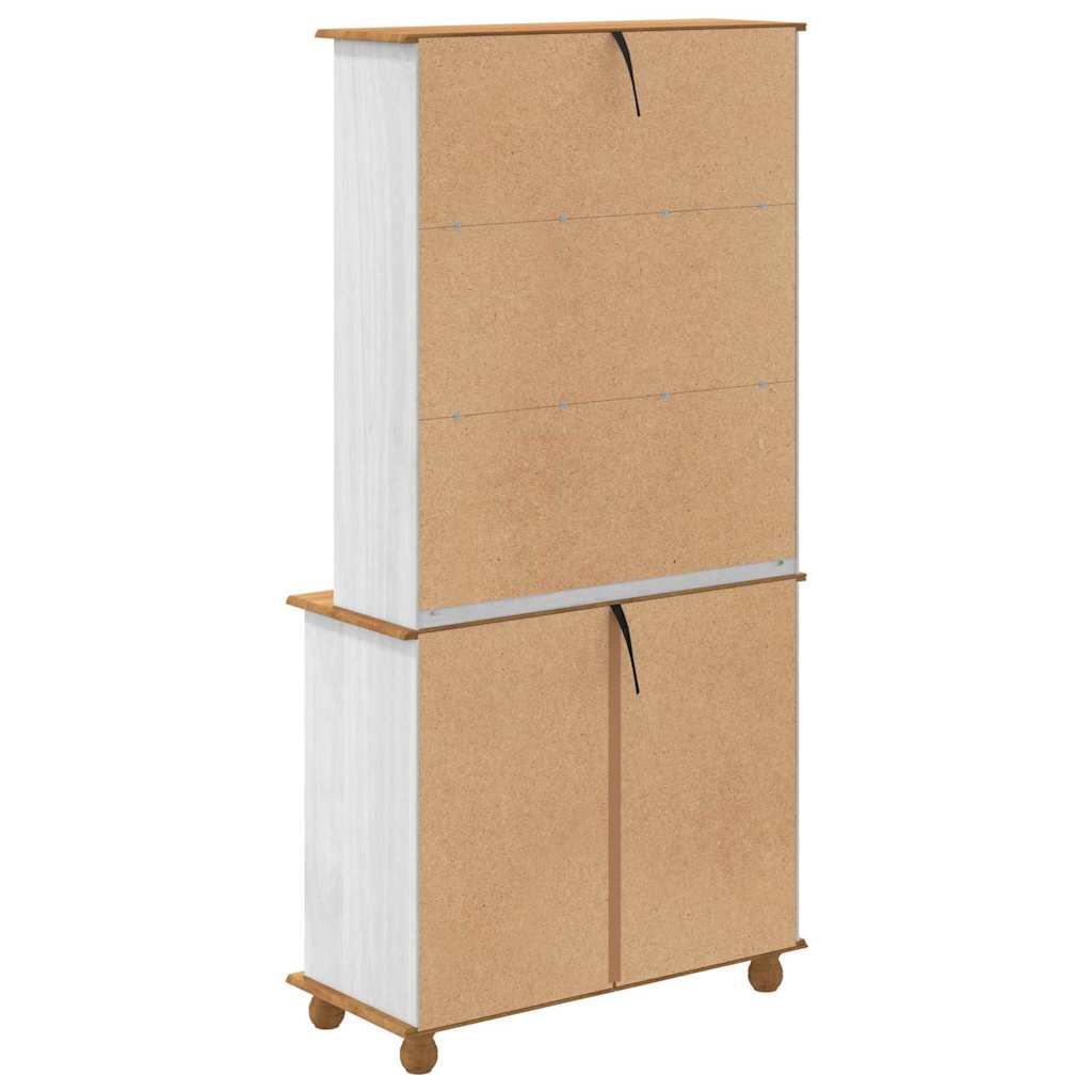 Κλουβί ASKIM Λευκό 91 x 40 x 184 εκ. Στερεά ξυλεία πεύκου