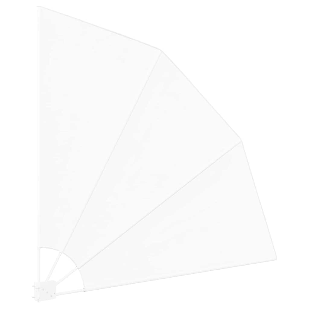 Αδιάφανο σκίαστρο μπαλκονιού Λευκό 160 x 160 cm Πολυεστέρας