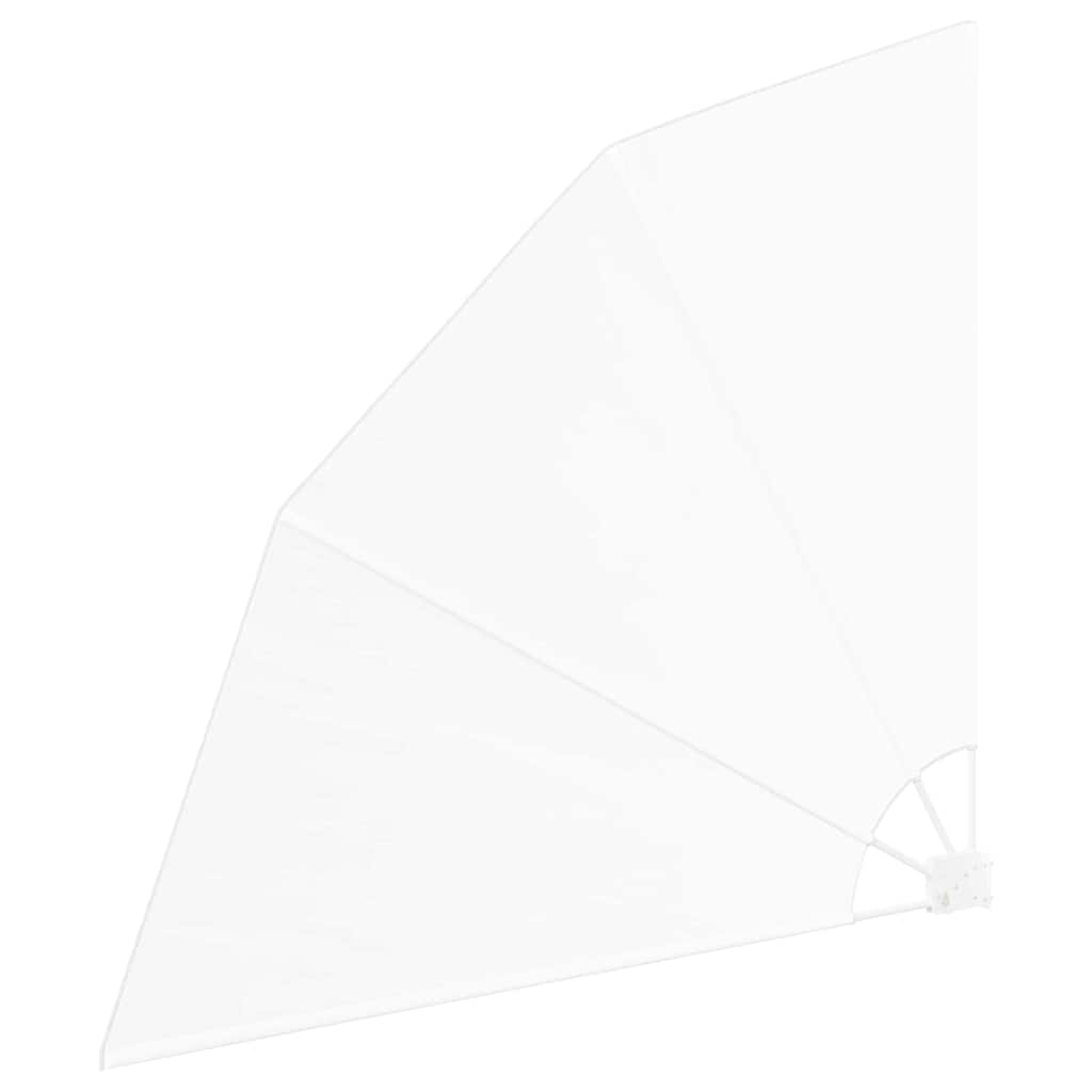 Αδιάφανο σκίαστρο μπαλκονιού Λευκό 160 x 160 cm Πολυεστέρας