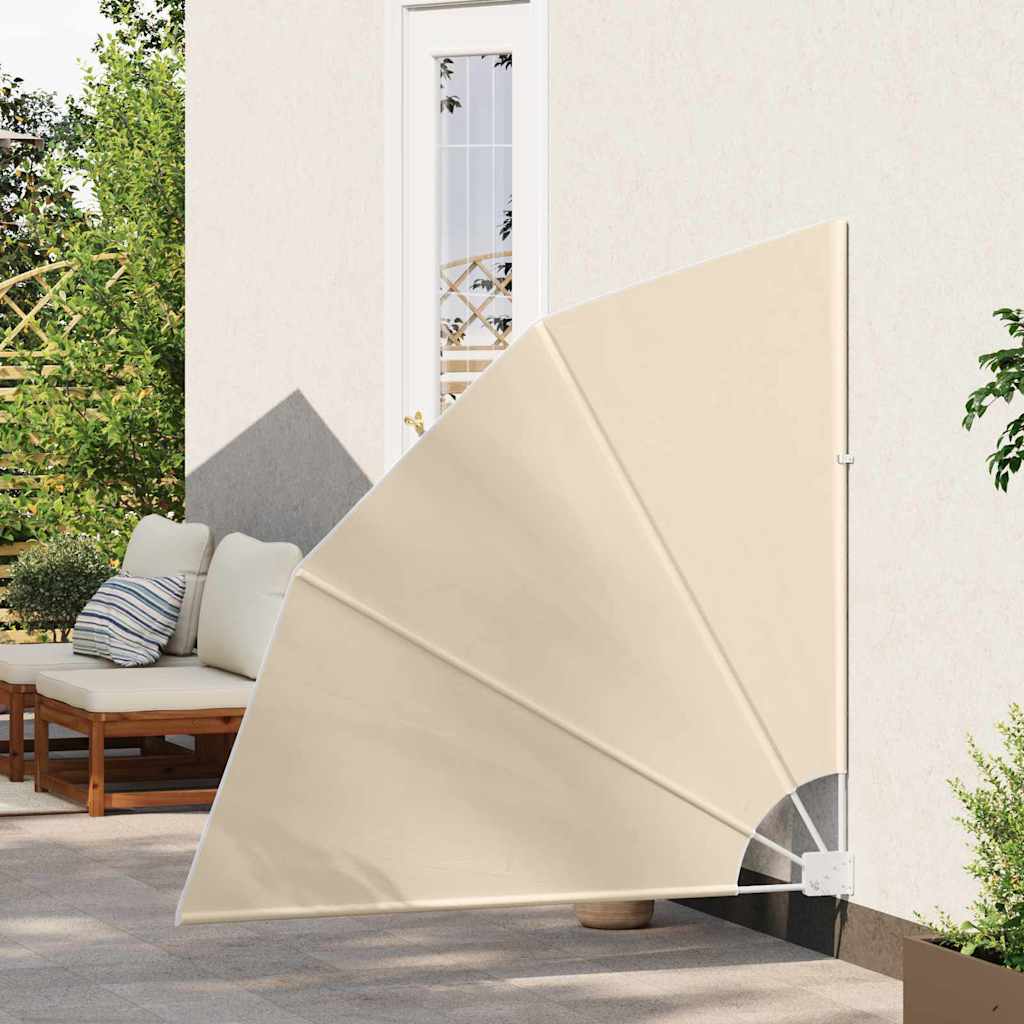 Αδιάφανο σκίαστρο μπαλκονιού 140 x 140 cm Πολυεστέρας Μπεζ