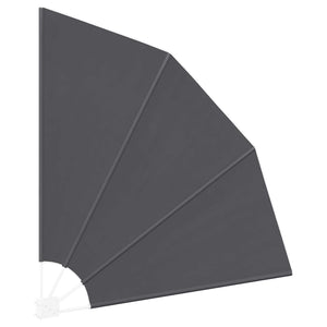 Αδιάφανο σκίαστρο μπαλκονιού 140 x 140 cm Πολυεστέρας Μαύρο
