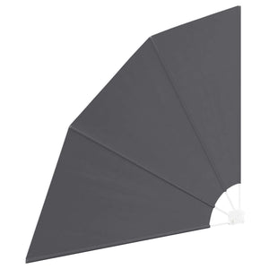 Αδιάφανο σκίαστρο μπαλκονιού 140 x 140 cm Πολυεστέρας Μαύρο