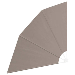 Αδιάφανο σκίαστρο μπαλκονιού 140 x 140 cm Πολυεστέρας Taupe