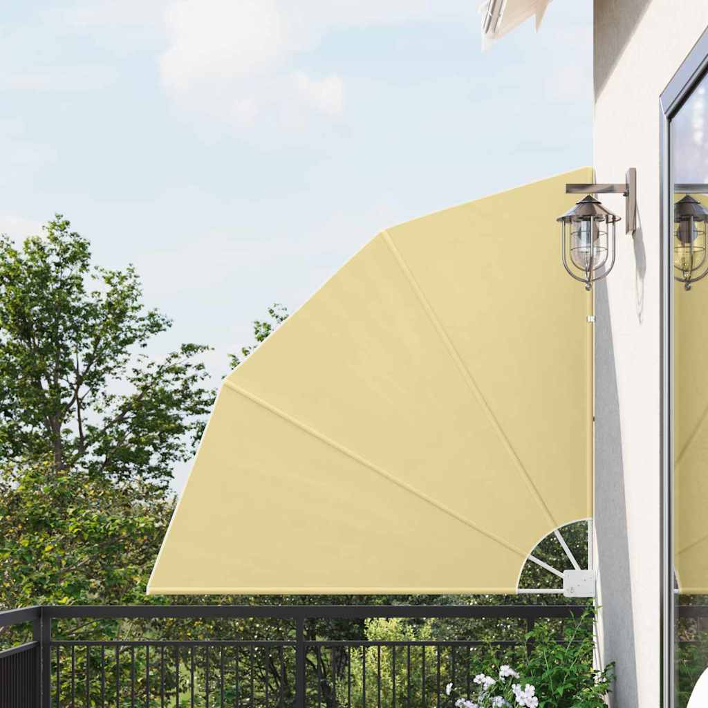 Αδιάφανο σκίαστρο μπαλκονιού 140 x 140 cm Πολυεστέρας Άμμος