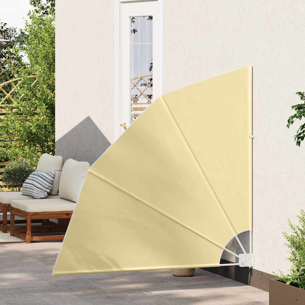 Αδιάφανο σκίαστρο μπαλκονιού 140 x 140 cm Πολυεστέρας Άμμος
