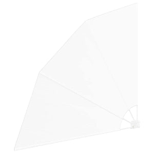 Αδιάφανο σκίαστρο μπαλκονιού Λευκό 140 x 140 cm Πολυεστέρας - Pakobazaar