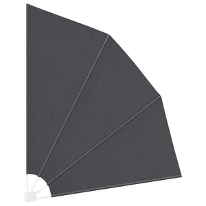 Αδιάφανο σκίαστρο μπαλκονιού 210 x 210 cm Πολυεστέρας Μαύρο - Pakobazaar
