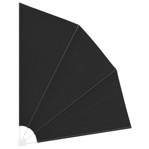 Αδιάφανο σκίαστρο μπαλκονιού 210 x 210 cm Πολυεστέρας Μαύρο - Pakobazaar