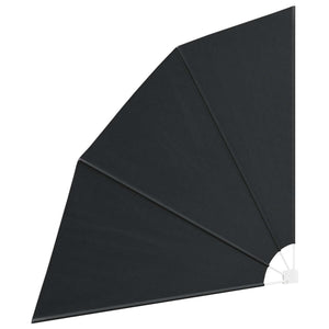Αδιάφανο σκίαστρο μπαλκονιού 210 x 210 cm Πολυεστέρας Μαύρο - Pakobazaar