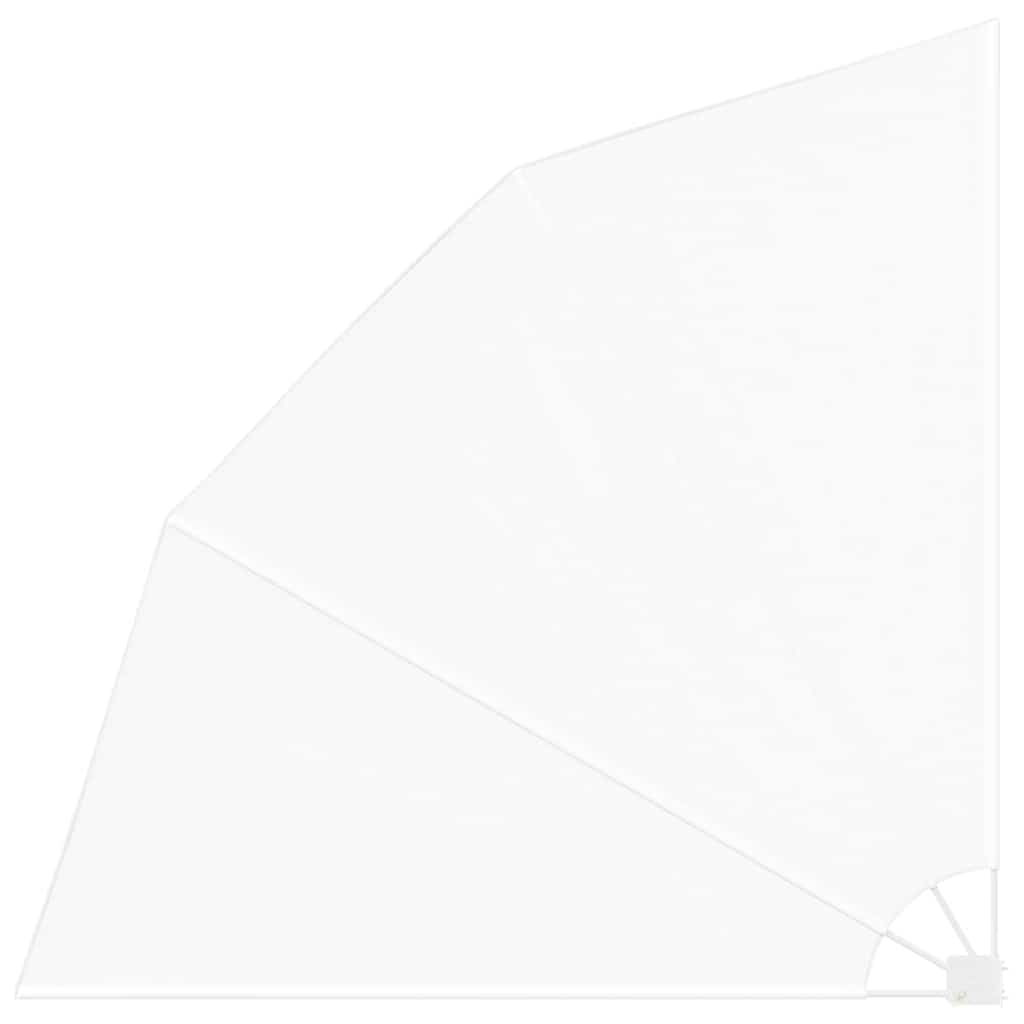 Αδιάφανο σκίαστρο μπαλκονιού 210 x 210 cm Πολυεστέρας Λευκό
