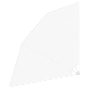 Αδιάφανο σκίαστρο μπαλκονιού 210 x 210 cm Πολυεστέρας Λευκό