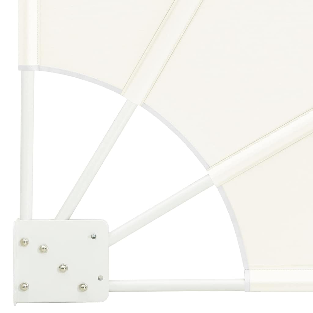 Αδιάφανο σκίαστρο μπαλκονιού Κρεμ 160 x 160 cm Πολυεστέρας