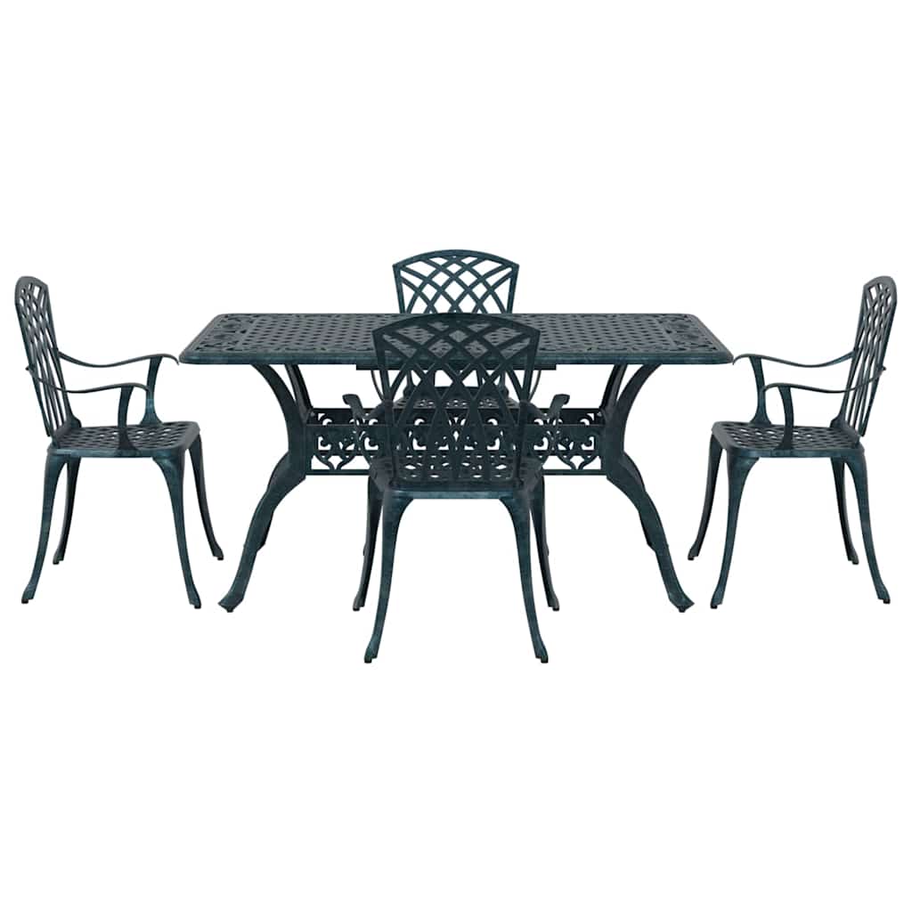 Σέτ φαγητού για κήπο 5 pcs Πράσινο Αλουμίνιο - Pakobazaar