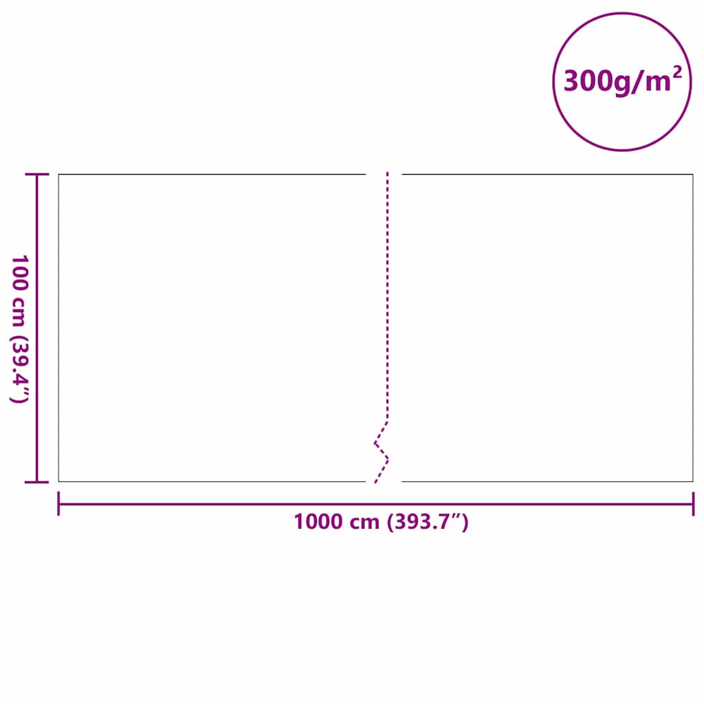 Στεγανό Γάζα Πεδίου Γκρι 1 x 10 m Πολυεστέρας και Βαμβάκι