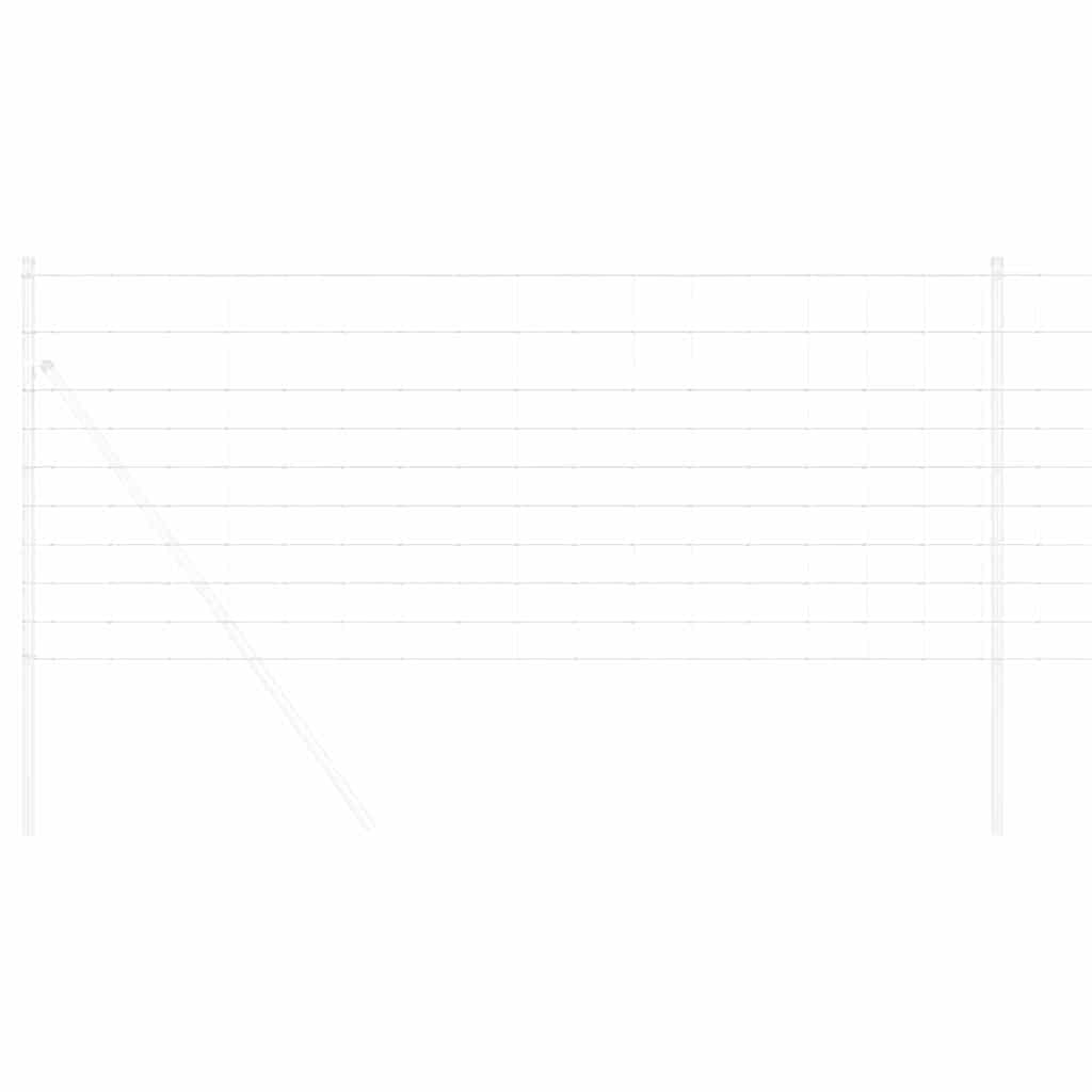 Περίφραξη αγρού Ασημί 25 x 1 m Γαλβανισμένος χάλυβας