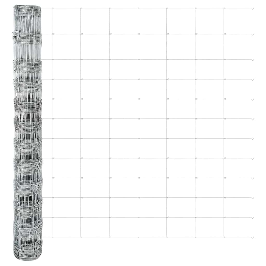 Περίφραξη αγρού Ασημί 25 x 1,2 μ Γαλβανισμένος χάλυβας