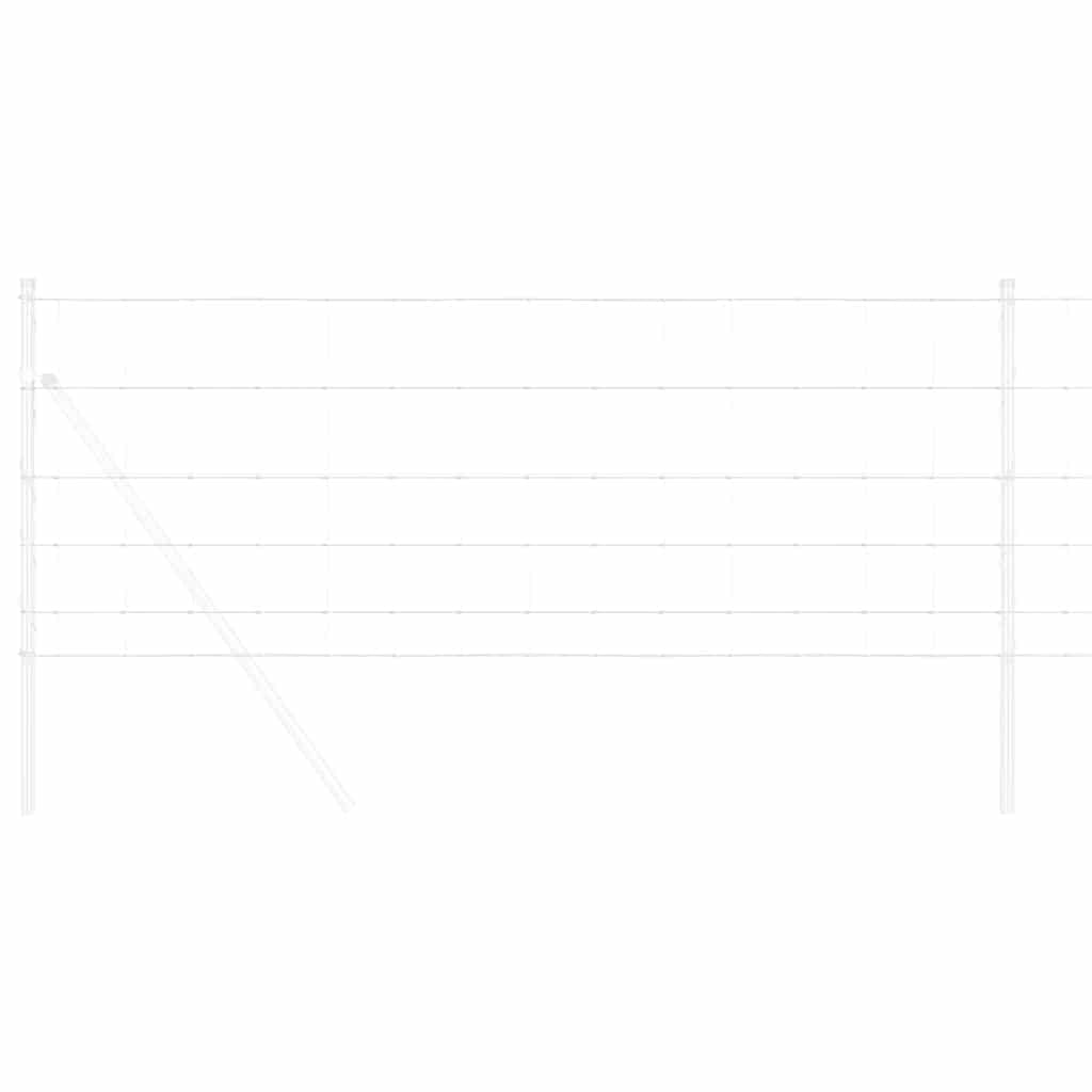Περίφραξη αγρού Ασημί 50 x 0,8 m Γαλβανισμένος χάλυβας
