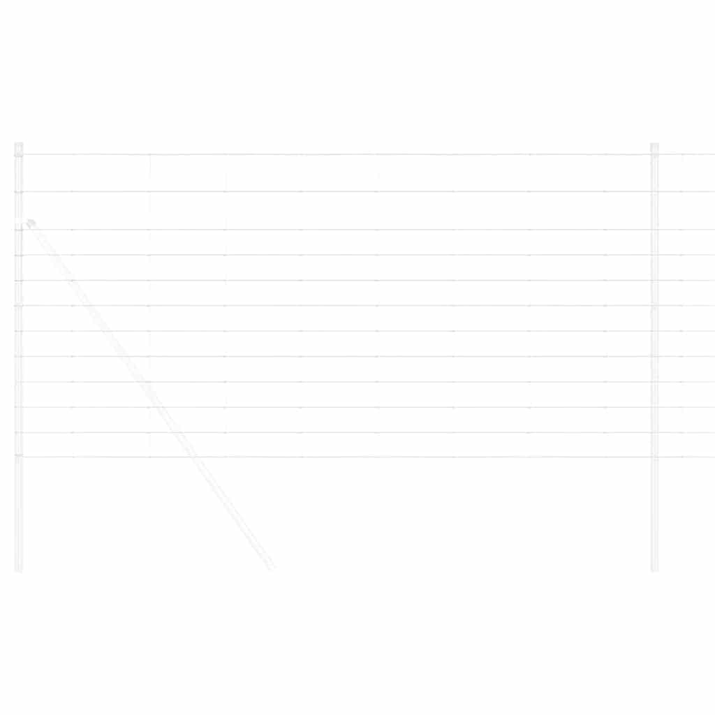 Περίφραξη αγρού Ασημί 50 x 1,2 m Γαλβανισμένος χάλυβας