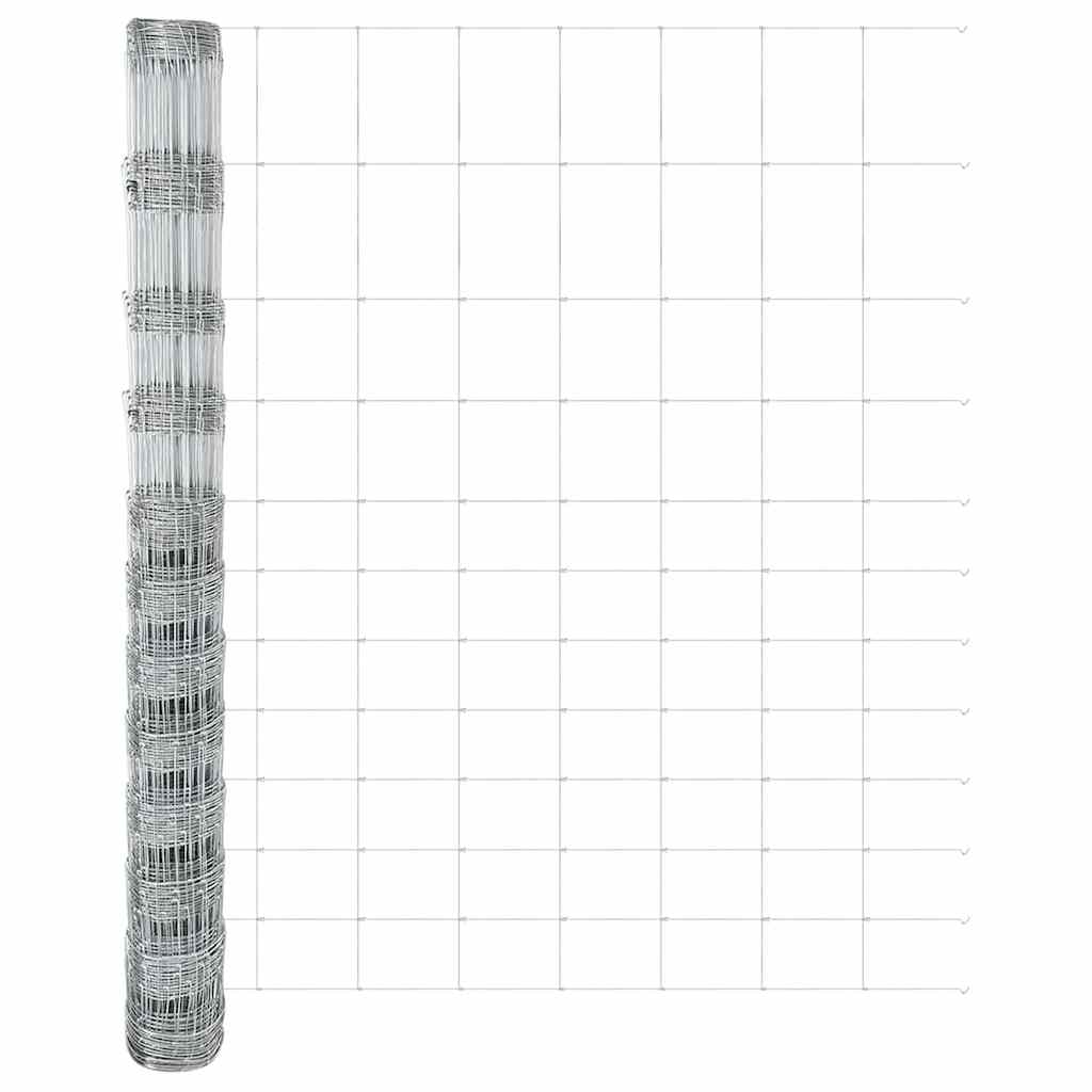 Περίφραξη αγρού Ασημί 50 x 1,4 μ Γαλβανισμένος χάλυβας