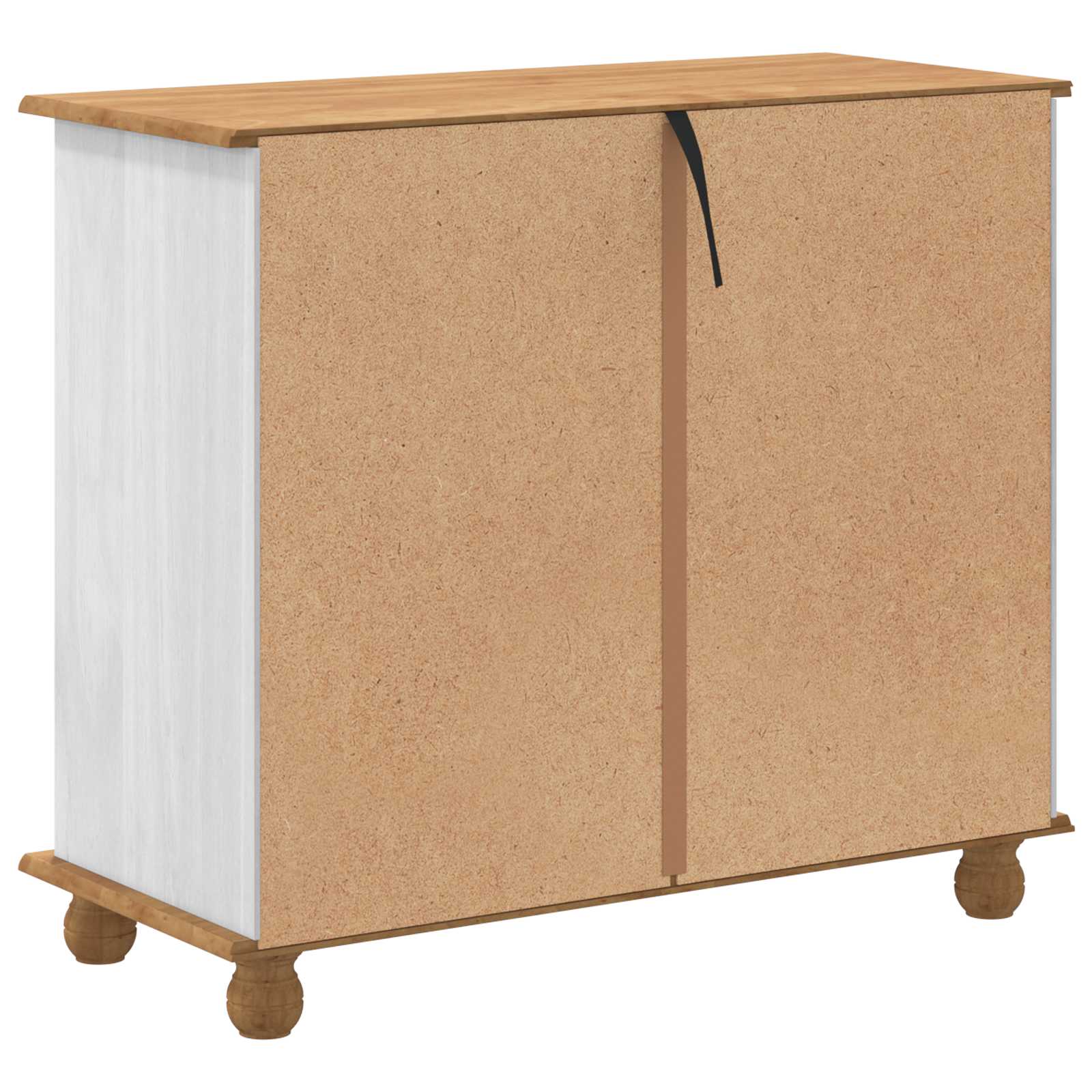 Συρταριέρα ASKIM Λευκό 91 x 40 x 79 εκ Στερεά ξυλεία πεύκου - Pakobazaar