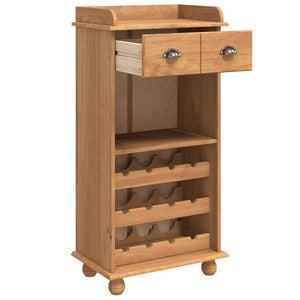 Ντουλάπι κρασιού ASKIM Κερί Μέλι 57 x 37 x 114 εκ. - Pakobazaar