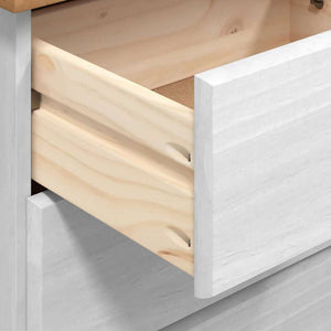 Γραφείο γραφής με συρτάρι ASKIM Λευκό 95 x 40 x 75 εκ. - Pakobazaar