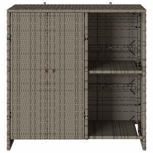 Ντουλάπι αποθήκευσης με ράφι Γκρι 100 x 36 x 102 εκ Ρατάν - Pakobazaar