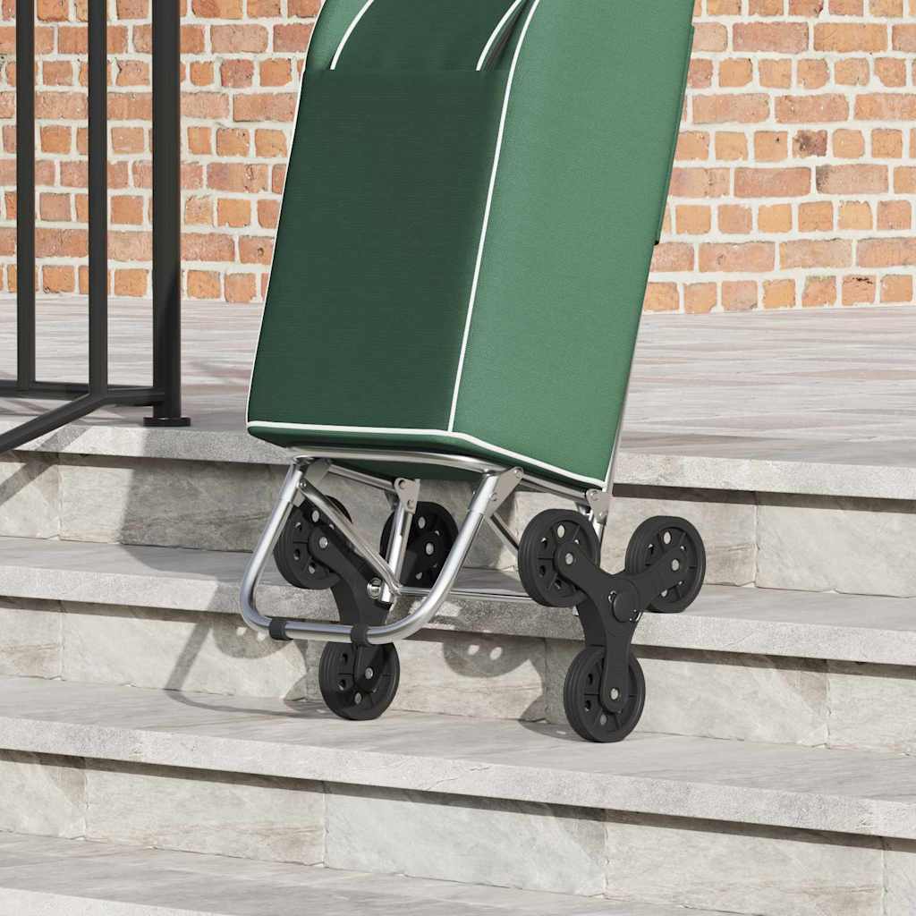 Καρότσι Αγορών Πράσινο 39,5 x 33 x 93 εκ Ύφασμα Oxford - Pakobazaar