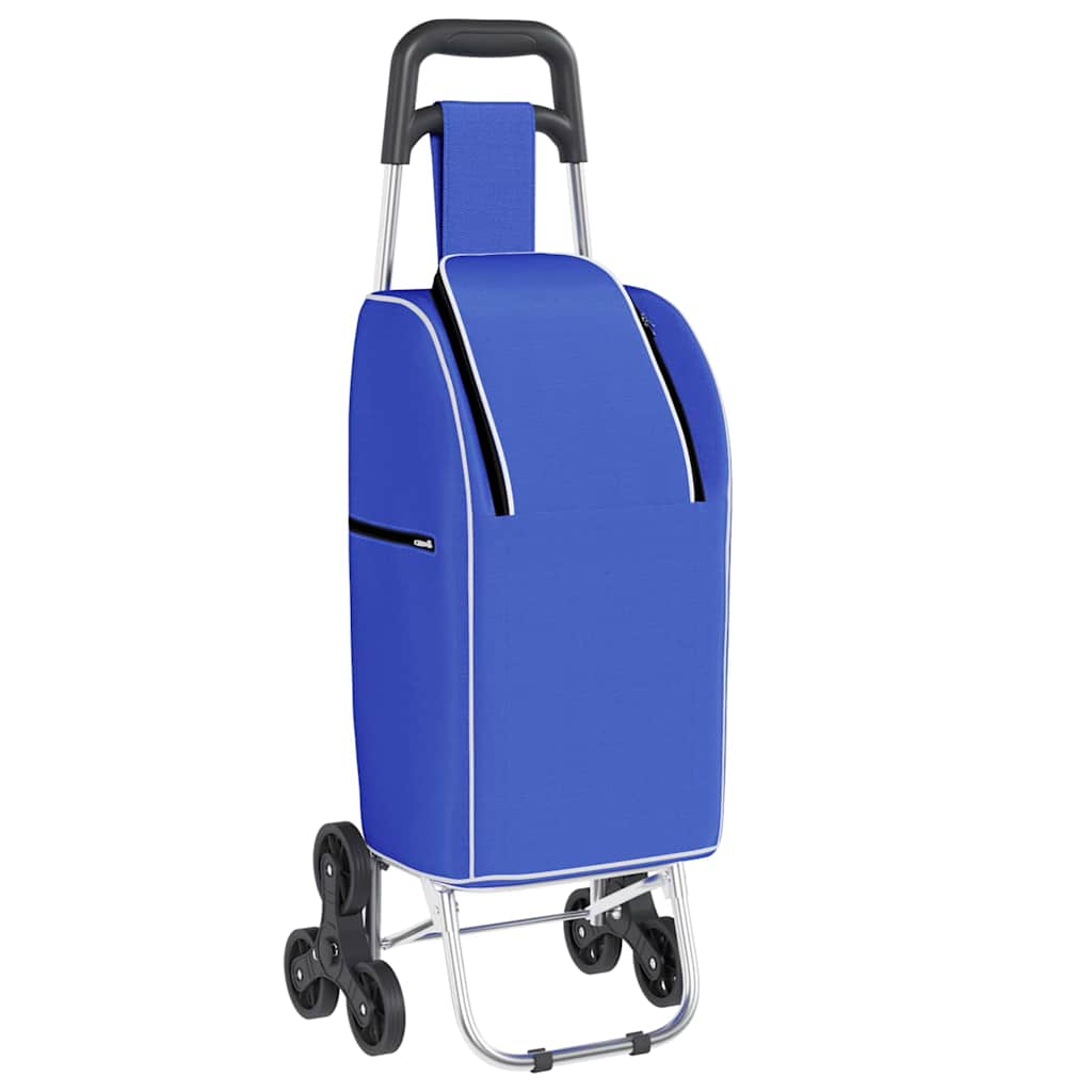 Καρότσι Αγορών Μπλε 39,5 x 33 x 93 εκ Ύφασμα Oxford - Pakobazaar