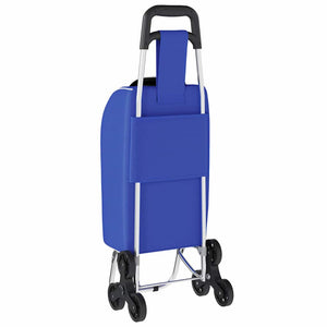 Καρότσι Αγορών Μπλε 39,5 x 33 x 93 εκ Ύφασμα Oxford - Pakobazaar