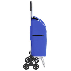 Καρότσι Αγορών Μπλε 39,5 x 33 x 93 εκ Ύφασμα Oxford - Pakobazaar