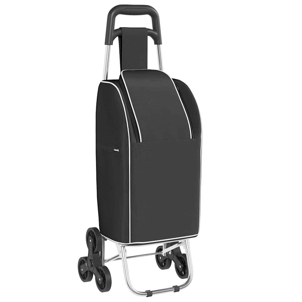 Καρότσι Αγορών Μαύρο 39,5 x 33 x 93 εκ Ύφασμα Oxford - Pakobazaar