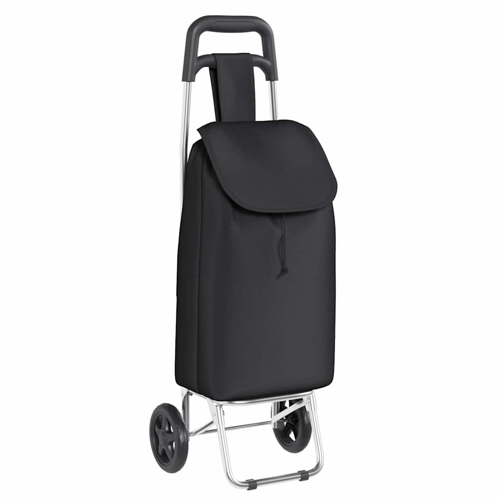 Καρότσι Αγορών Μαύρο 35 x 28 x 92 εκ. Ύφασμα Oxford - Pakobazaar