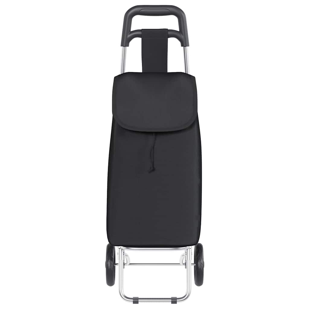 Καρότσι Αγορών Μαύρο 35 x 28 x 92 εκ. Ύφασμα Oxford - Pakobazaar