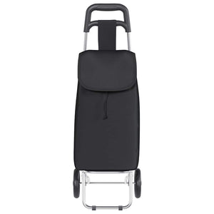 Καρότσι Αγορών Μαύρο 35 x 28 x 92 εκ. Ύφασμα Oxford - Pakobazaar