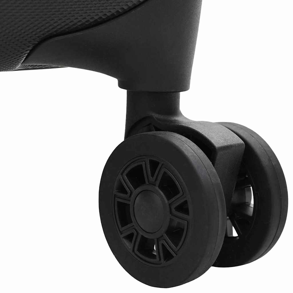 Βαλίτσα με κλειδαριά Μαύρο 34 x 23 x 55.5 εκ. ΑΒΣ Πλαστικό - Pakobazaar