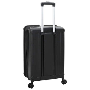 Βαλίτσα με κλειδαριά Μαύρο 34 x 23 x 55.5 εκ. ΑΒΣ Πλαστικό - Pakobazaar