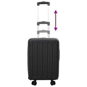 Βαλίτσα με κλειδαριά Μαύρο 34 x 23 x 55.5 εκ. ΑΒΣ Πλαστικό - Pakobazaar