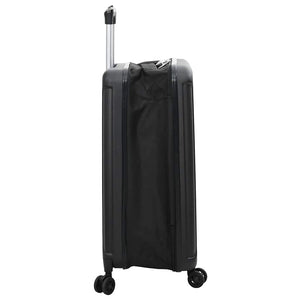 Βαλίτσα με κλειδαριά Μαύρο 34 x 23 x 55.5 εκ. ΑΒΣ Πλαστικό - Pakobazaar