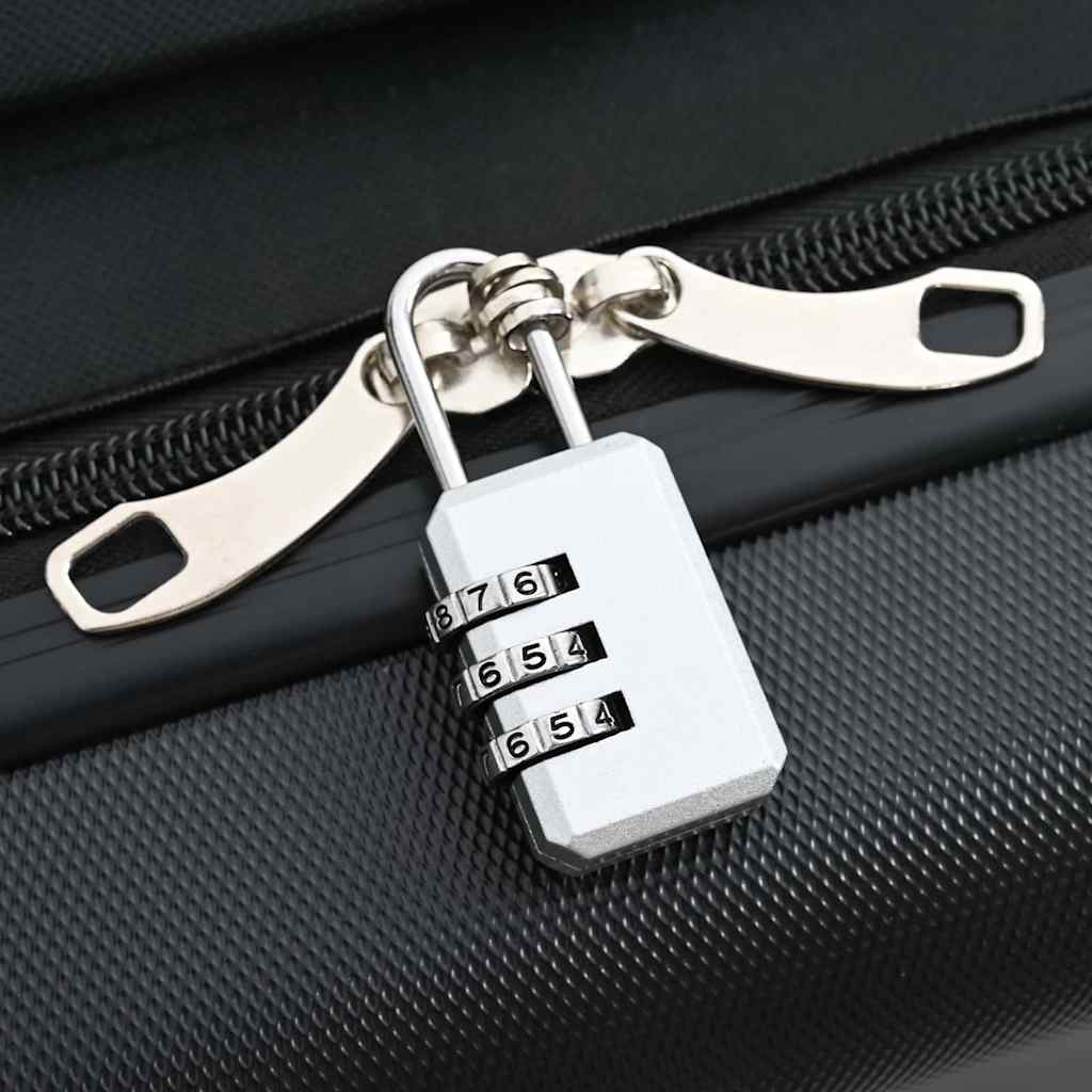 Βαλίτσα με κλειδαριά Μαύρο 50 x 30 x 76 εκ. ΑΒΣ Πλαστικό