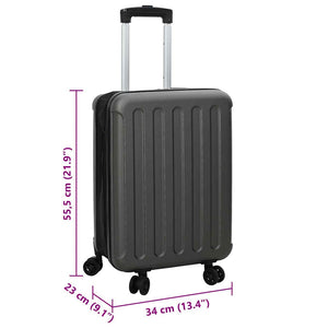 Βαλίτσα Σκούρο γκρι 34 x 23 x 55.5 εκ. ΑΒΣ Πλαστικό