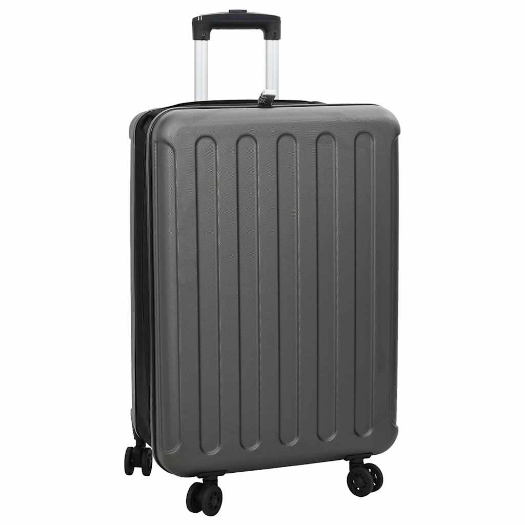 Βαλίτσα με κλειδαριά Σκούρο γκρι 43 x 27 x 66 εκ. ΑΒΣ Πλαστικό