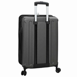 Βαλίτσα με κλειδαριά Σκούρο γκρι 43 x 27 x 66 εκ. ΑΒΣ Πλαστικό
