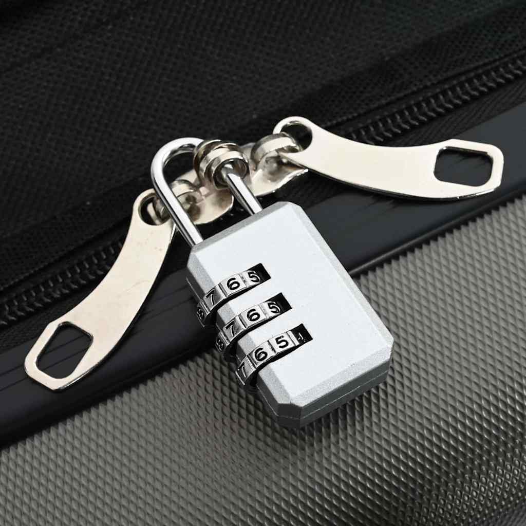 Βαλίτσα με κλειδαριά Σκούρο γκρι 50 x 30 x 76 εκ. ΑΒΣ Πλαστικό - Pakobazaar