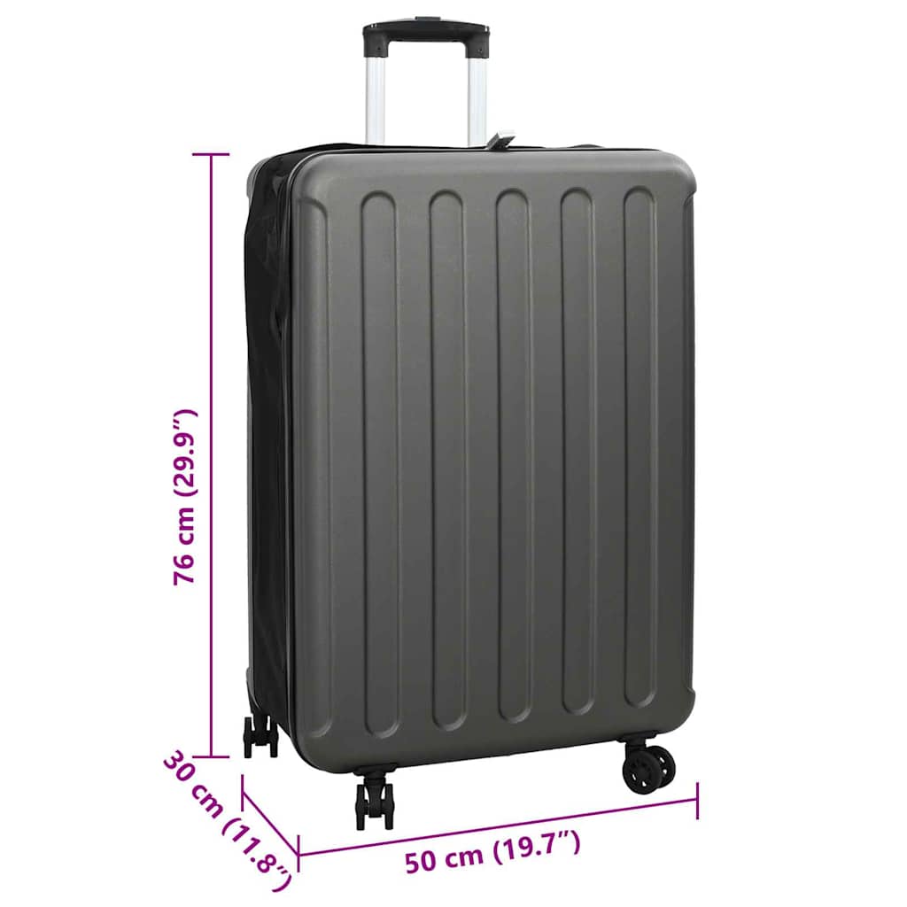 Βαλίτσα με κλειδαριά Σκούρο γκρι 50 x 30 x 76 εκ. ΑΒΣ Πλαστικό - Pakobazaar
