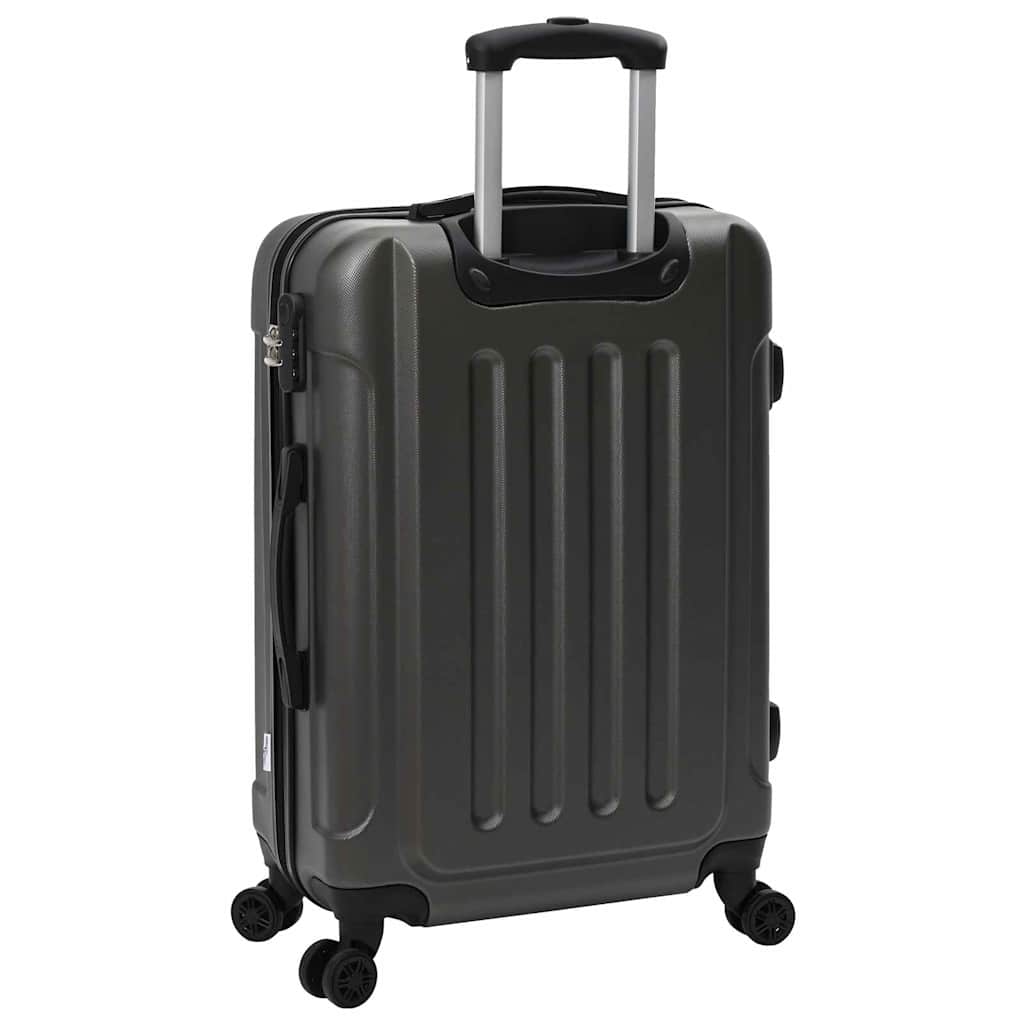 Βαλίτσα 3 pcs Σκούρο Γκρι 50 x 31 x 78 εκ ΑΒΣ Πλαστικό