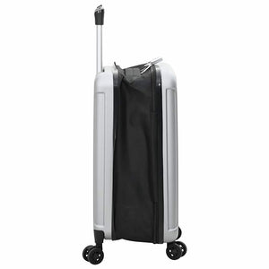 Βαλίτσα με κλειδαριά Ασημί 34 x 23 x 55.5 εκ. ΑΒΣ Πλαστικό