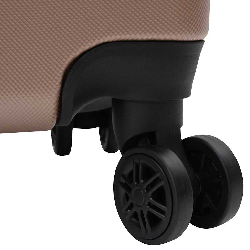 Βαλίτσα 3 pcs Ροζ χρυσό 50 x 31 x 78 εκ ΑΒΣ Πλαστικό